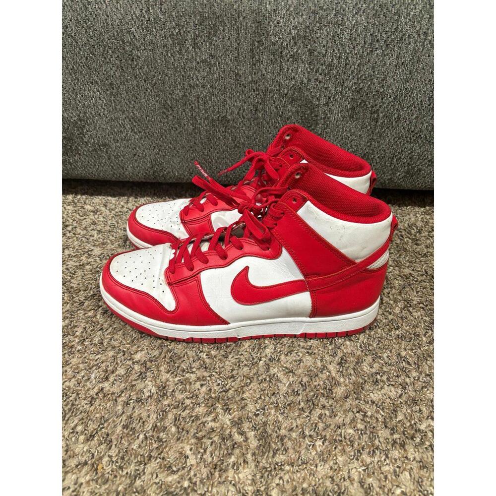 Nike Dunk High University Championship Red White Size 9.5